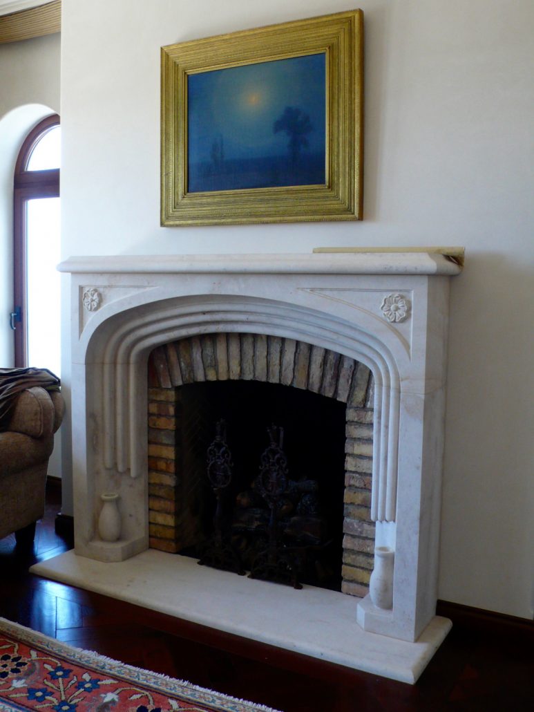 Custom Mission & Spanish Revival Stone Fireplace Mantels | BT Architectural