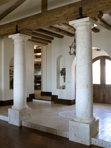 Goelman segmented tuscan columns