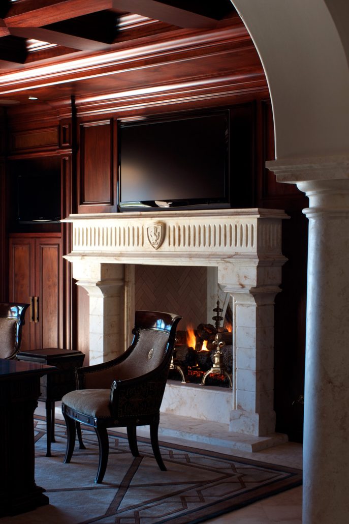 Custom English & Gothic Stone Fireplace Mantels | BT Architectural Stone