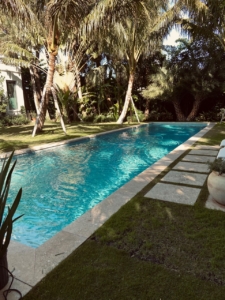 Stepping Stones and Pool Coping in Coquina Shell Stone