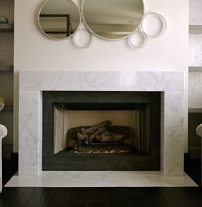 Contemporary Stone Fireplace Mantels