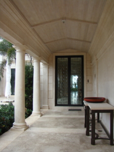 Colonnade in Coquina Shell Stone